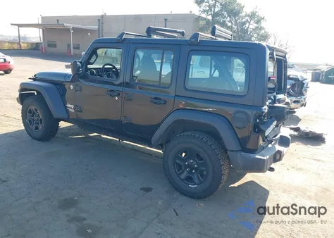 2018 Jeep Wrangler Unlimited Sport 4X4 z USA, uszkodzony, nr VIN 1C4HJXDN5JW247673